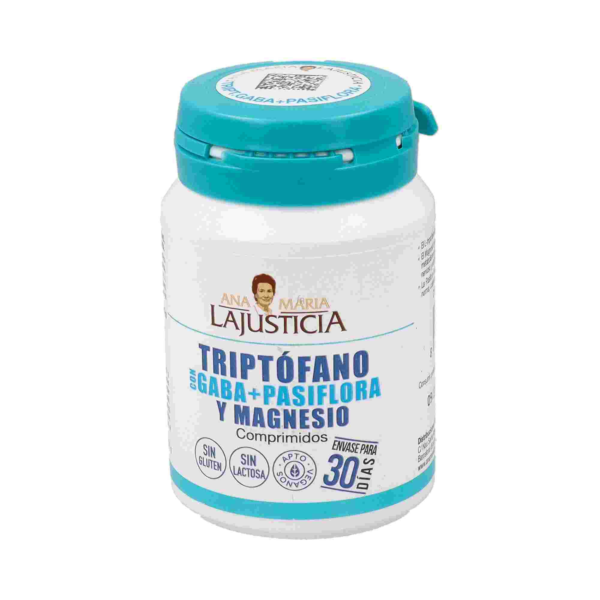Ana María Lajusticia Triptofano Con Gaba + Pasiflora Y Magnesio 60 Comprimidos