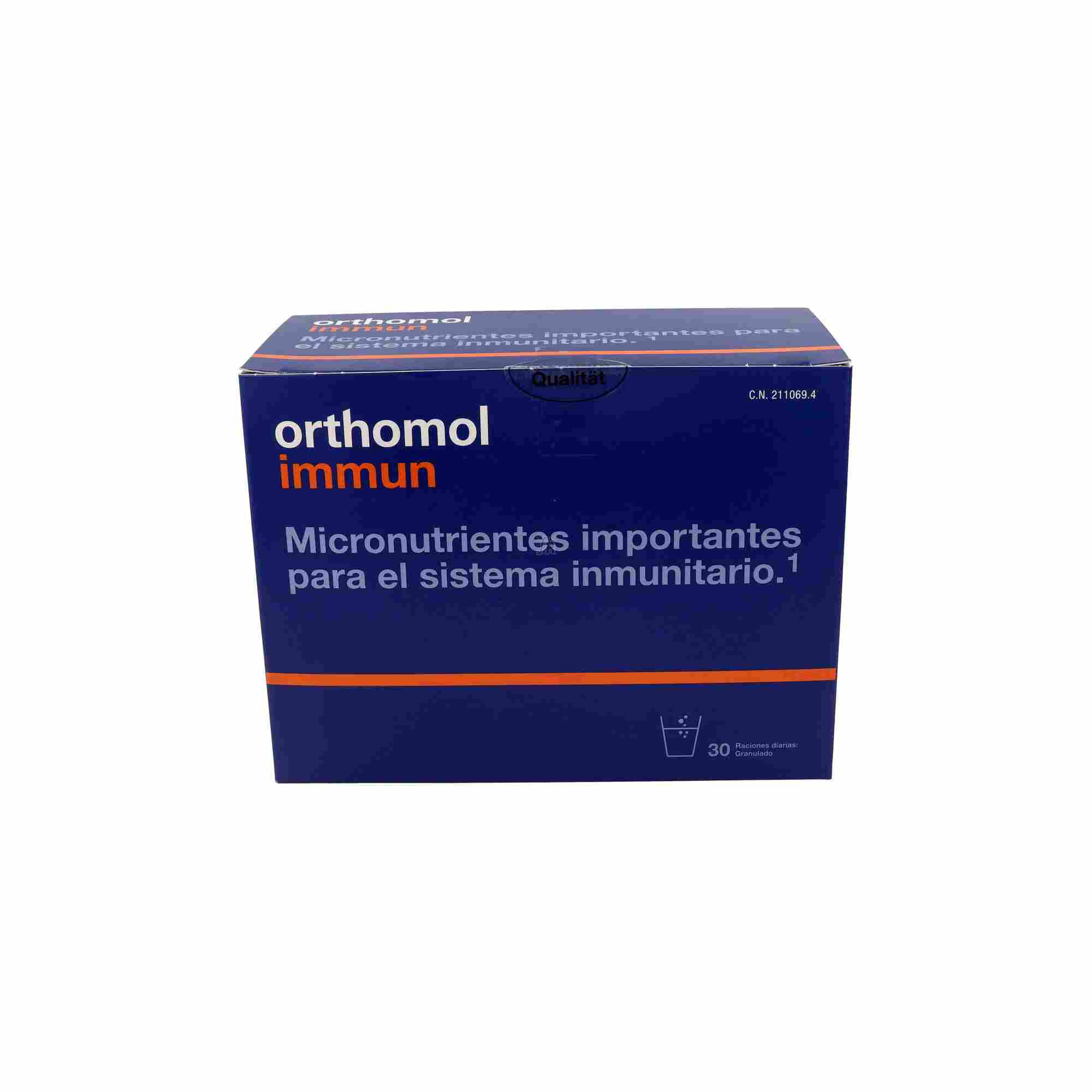 Cobas Orthomol Immun Sobres Granulado 30 Raciones Diarias 10 G