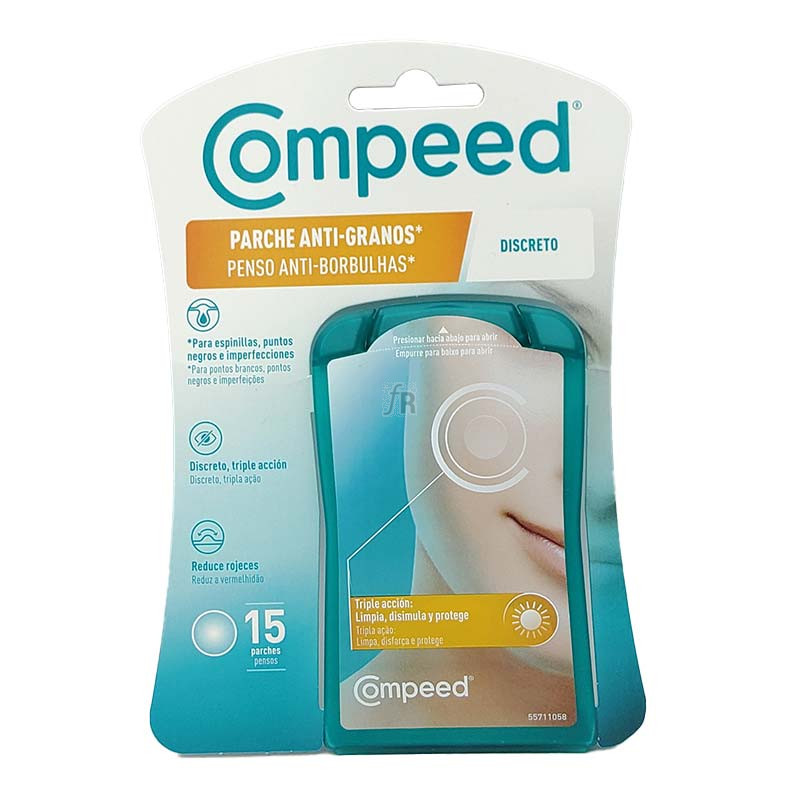 Compeed Parche Anti-Granos Discreto Triple Accion 15 Unidades