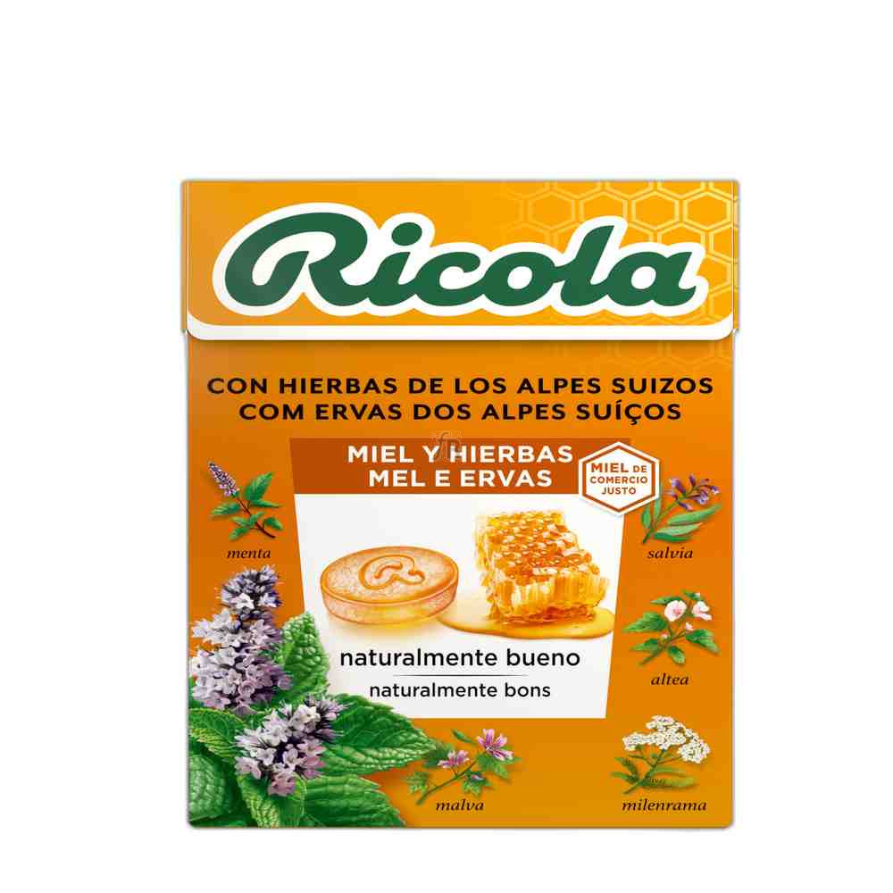 Ricola Caramelos 50 G Sabor Miel y Hierbas