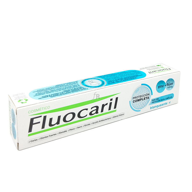 Fluocaril Pasta De Dientes Proteccion Completa Zinc+Fluor Blanqueante 75Ml