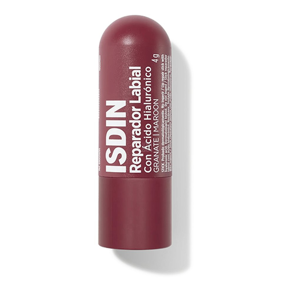 Isdin Reparador Labial 1 Stick 4G Color Granate 