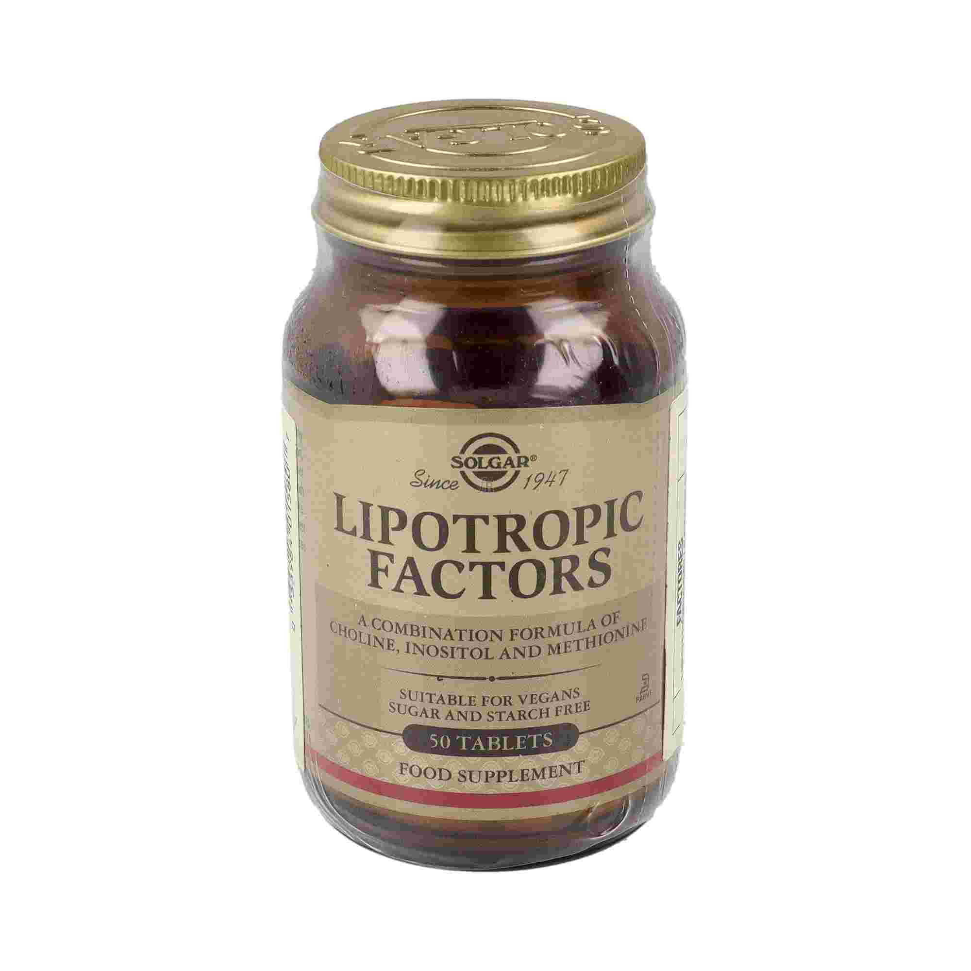 Solgar Lipotropicos 100 Comprimidos