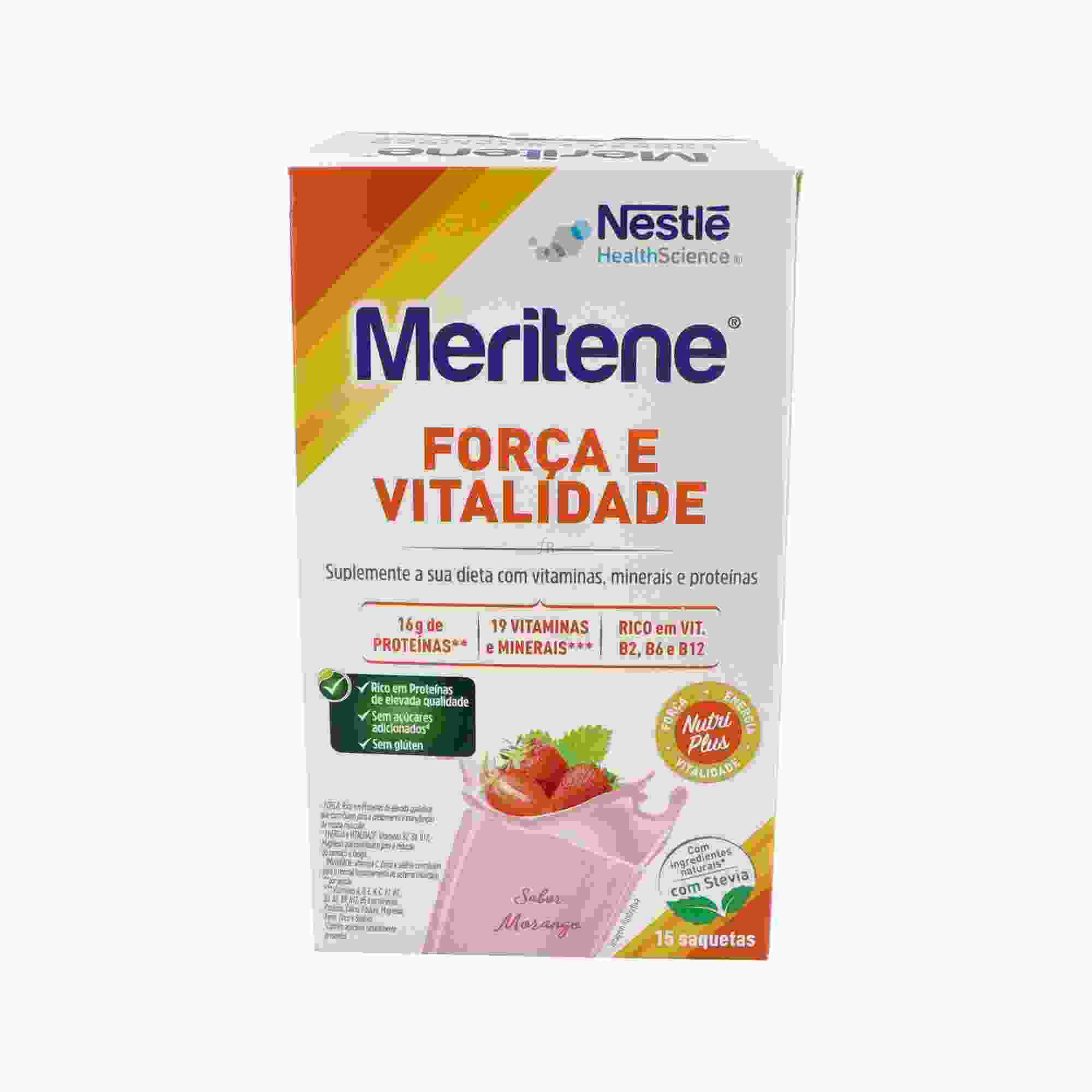 Meritene Batido Fresa 15 Sobres de 30 Gr.