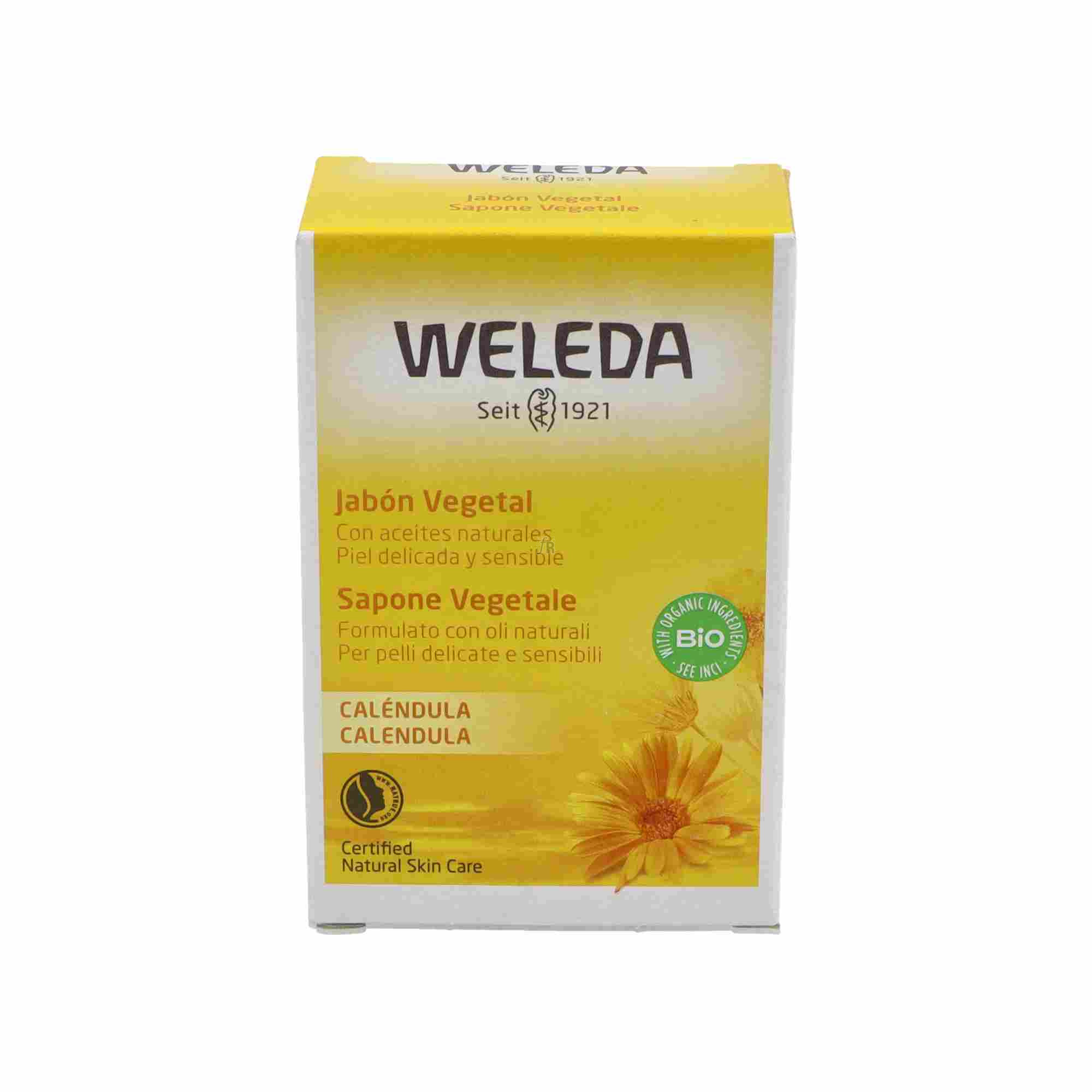 Weleda Jabón Vegetal De Caléndula 100 Gr.