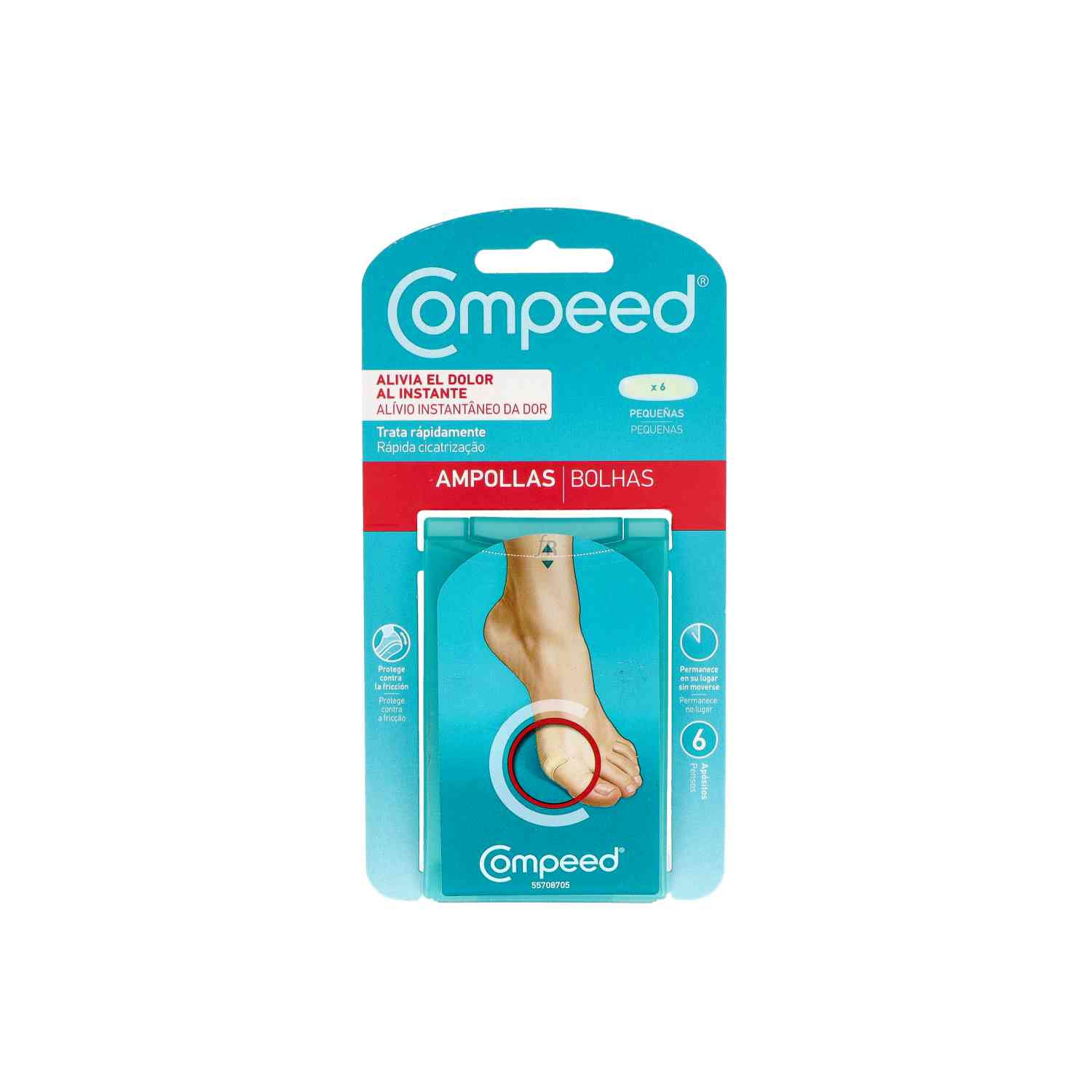 Compeed Ampollas Pequeñas Protector Adhesivo Hidrocoloide