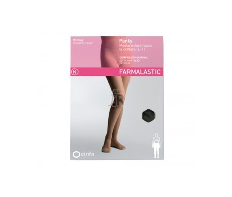 Famalastic Panty-Media Hasta Cintura (E-T) Normal Talla Reina Negro - Farmacia Ribera