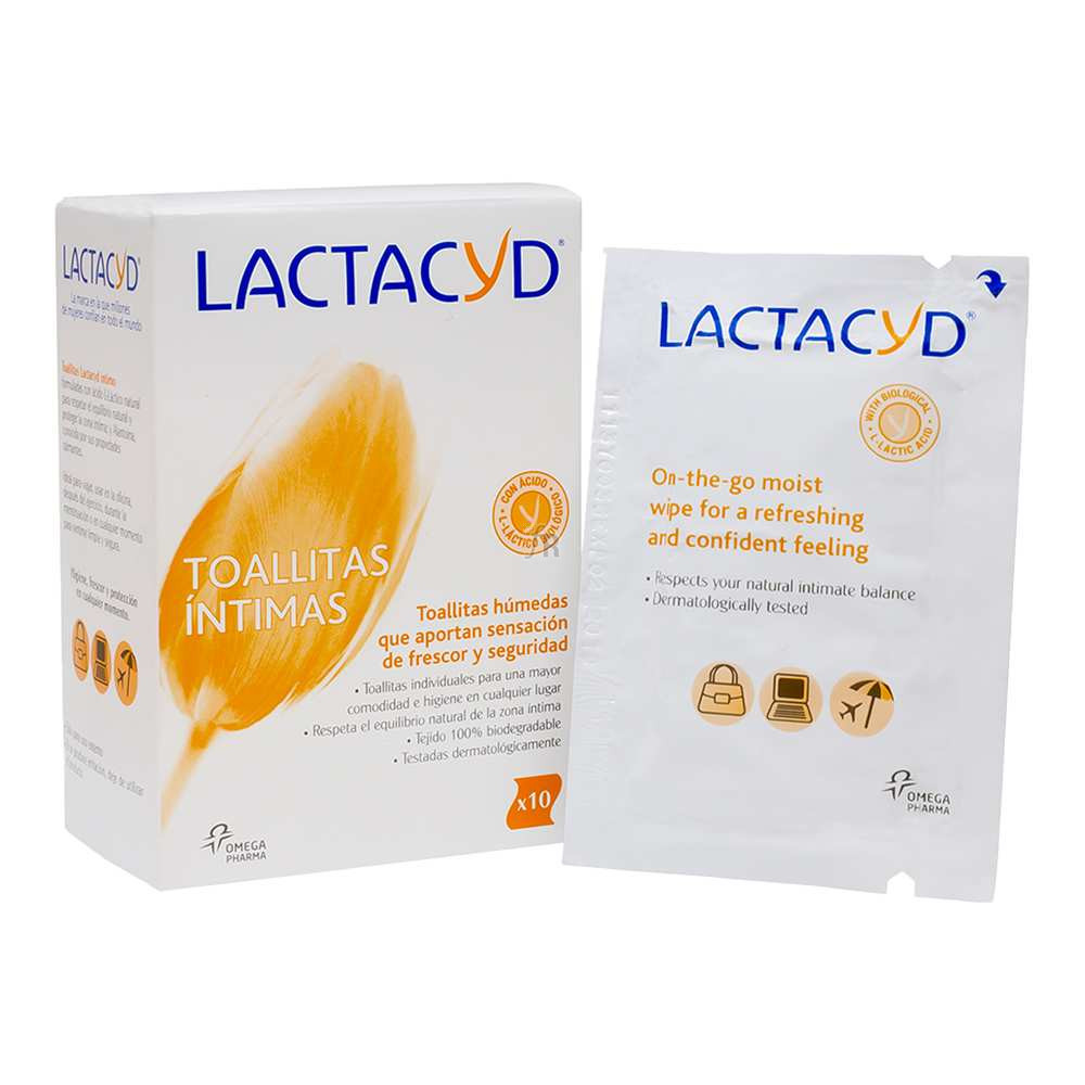Lactacid Intimo 10 Toallitas