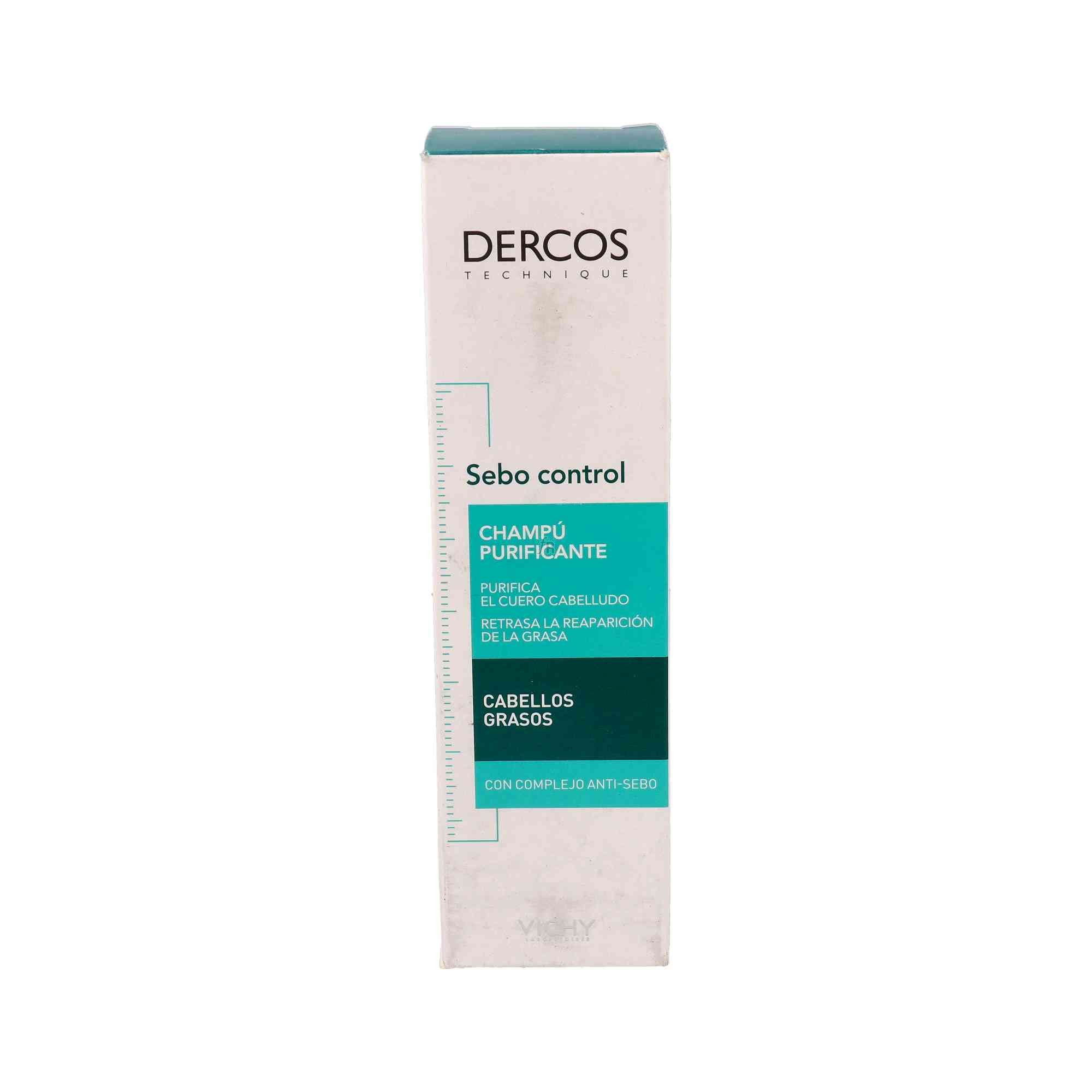 Vichy Dercos Champu Tratante Sebo Corrector 200 Ml