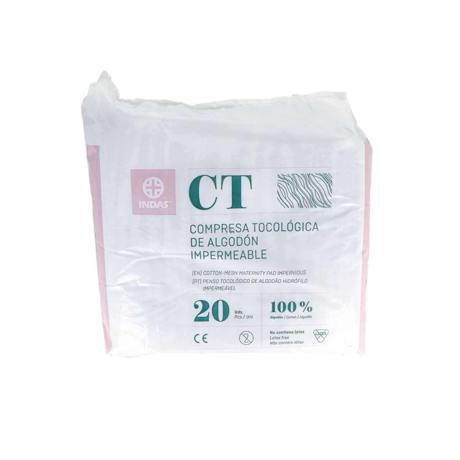 Compresa Hig Indas Ct Maternity Algodon 20 U