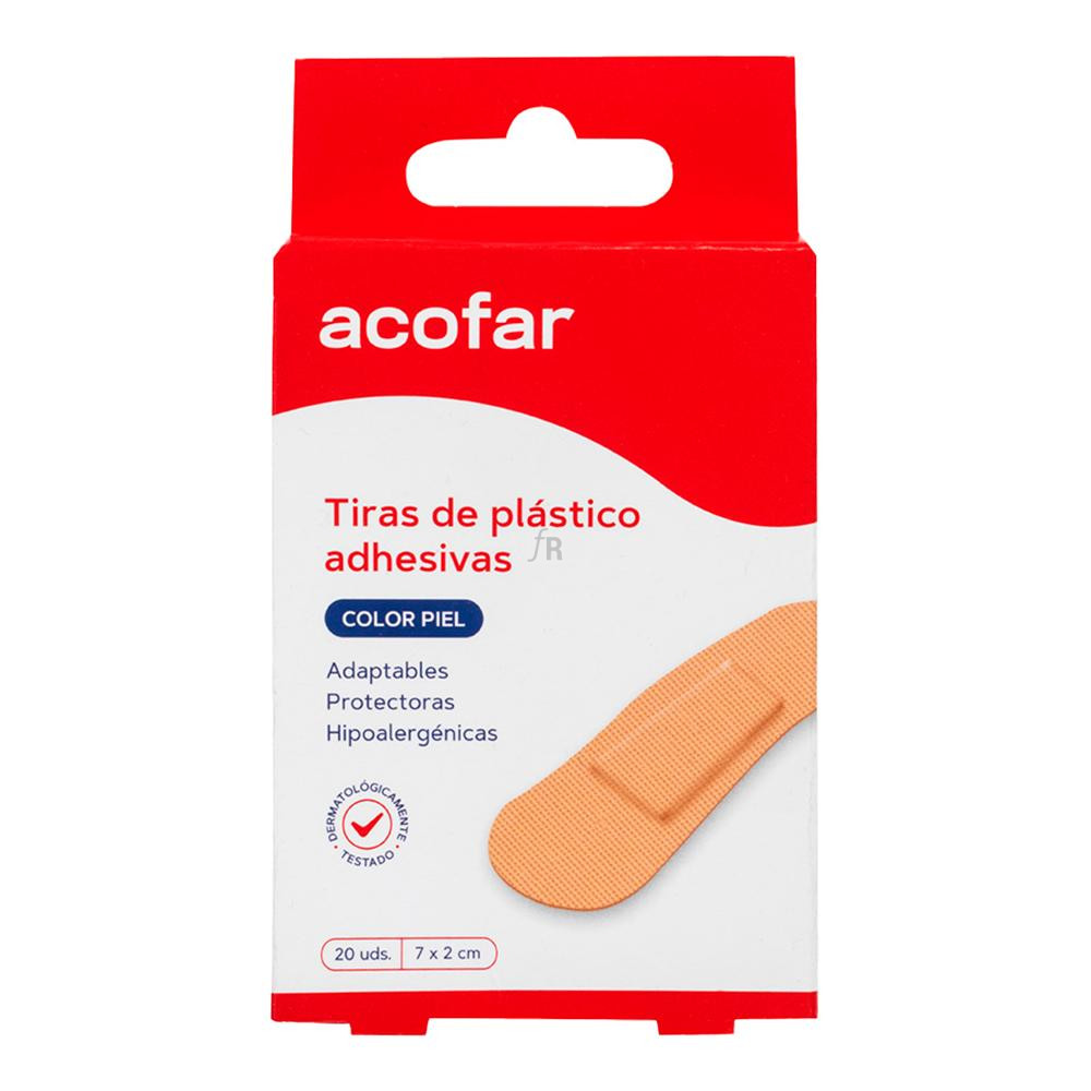 Tiritas Acofar Plast Adhe Piel 20 U