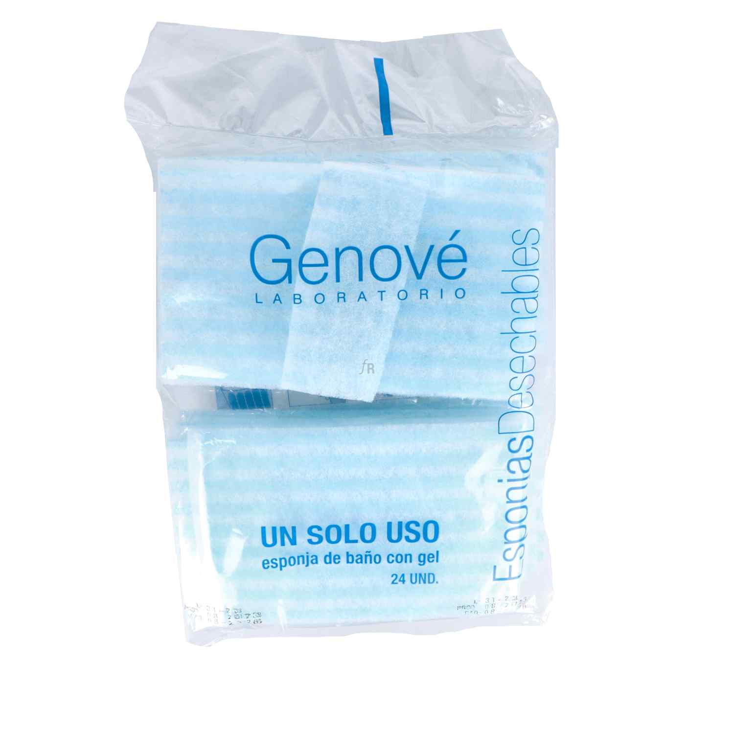 Esponja Enjabonada Genove 1 Uso 24 Unidades