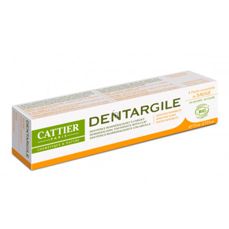 Cattier Dentifrico Dentargile Salvia 75Ml