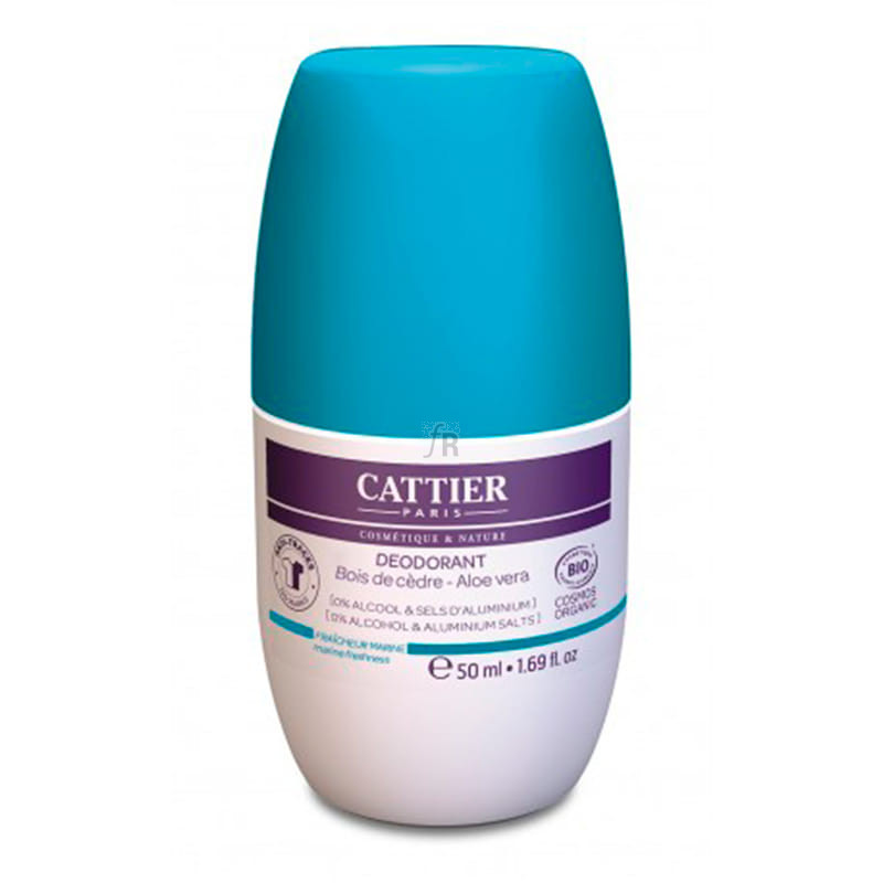 Cattier Desodorante Roll-On Frescor Marino 24H 50Ml