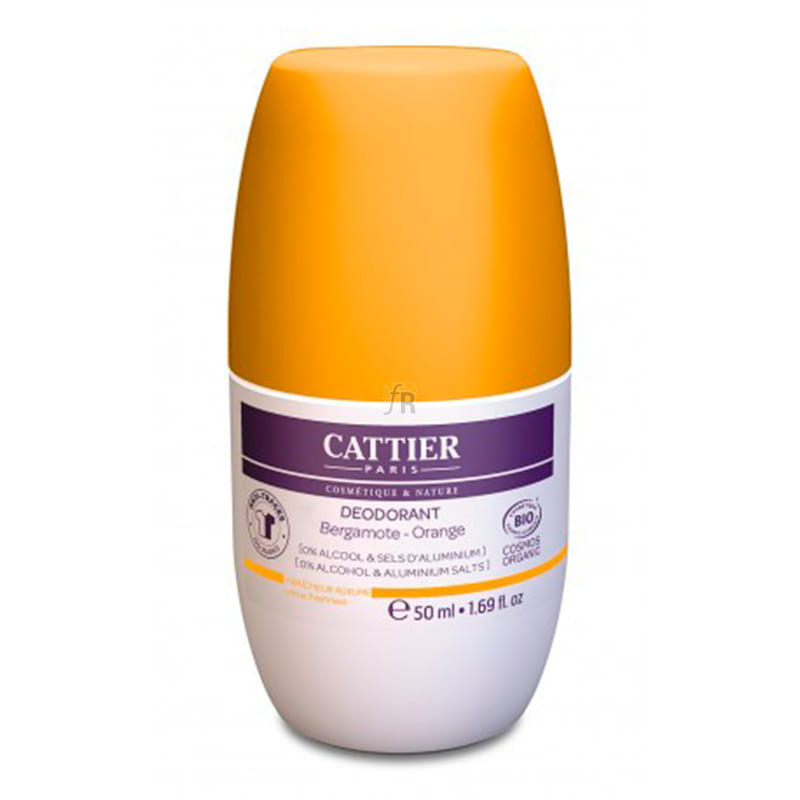 Cattier Desodorante Roll-On Frescor Citrico 24H 50Ml