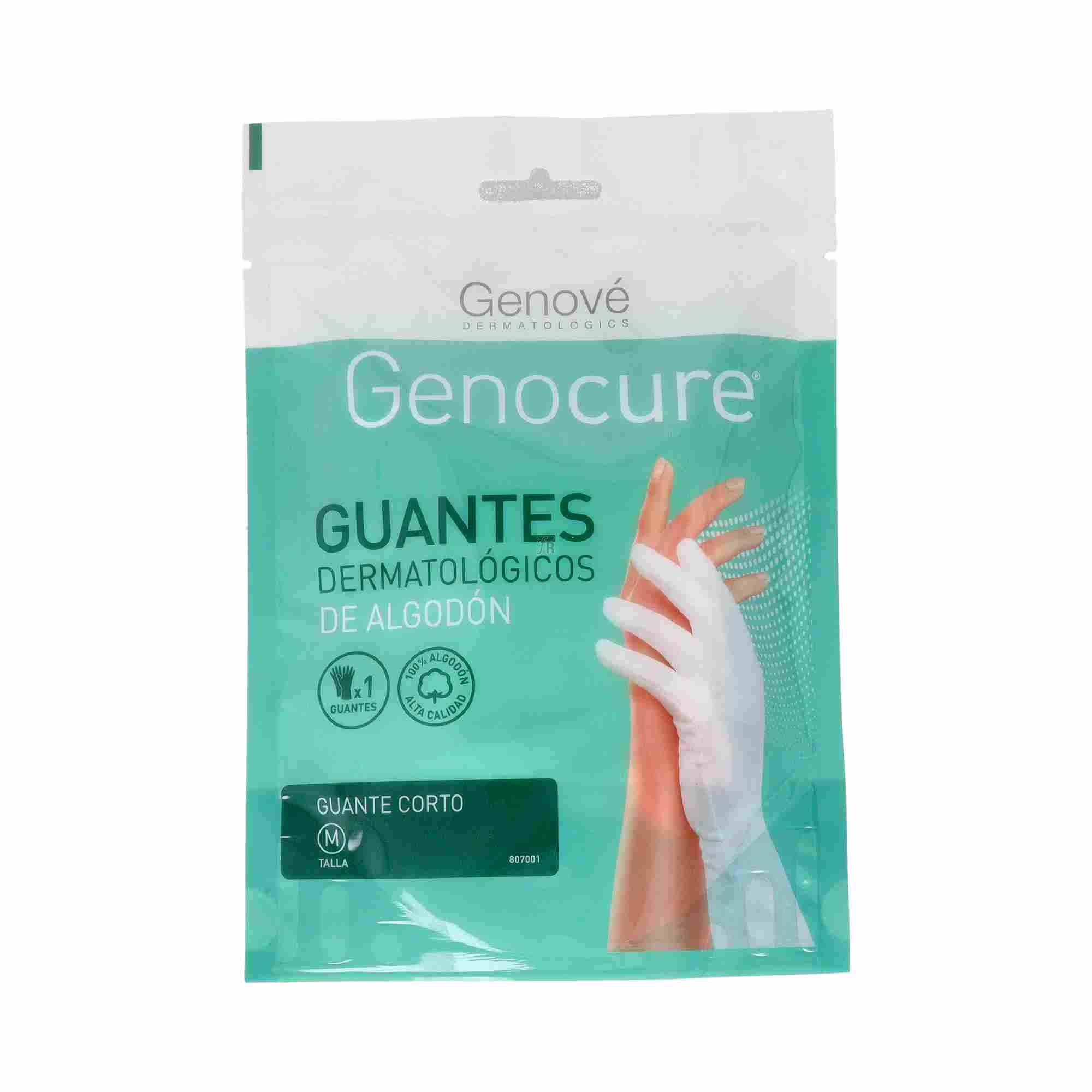 Guantes Dermatologico Genove Algodon T-8