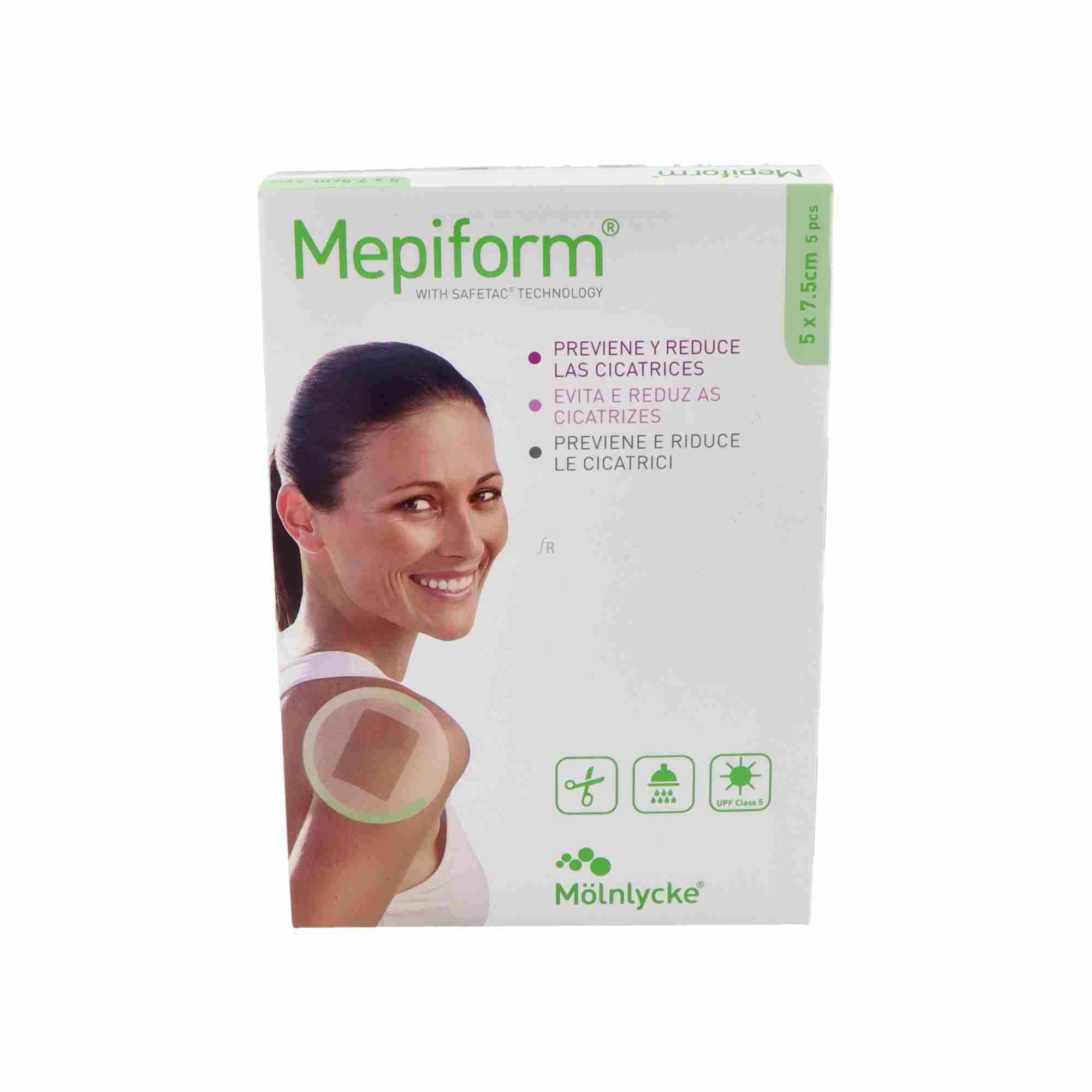 Silicona Apósito Estéril Mepiform 5 Und.