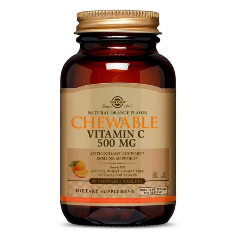 Solgar Vitamina C 500Mg. 90 Naranja Comprimidos Masticables