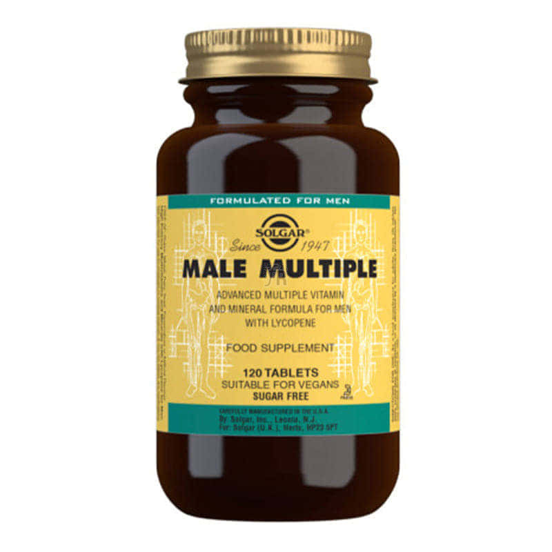 Solgar Male Multiple Complejo Para El Hombre 120 Comprimidos