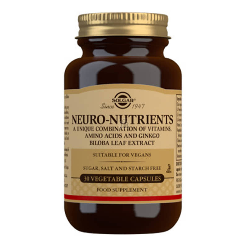 Solgar Neuro Nutrientes 30 Cápsulas Vegetales 