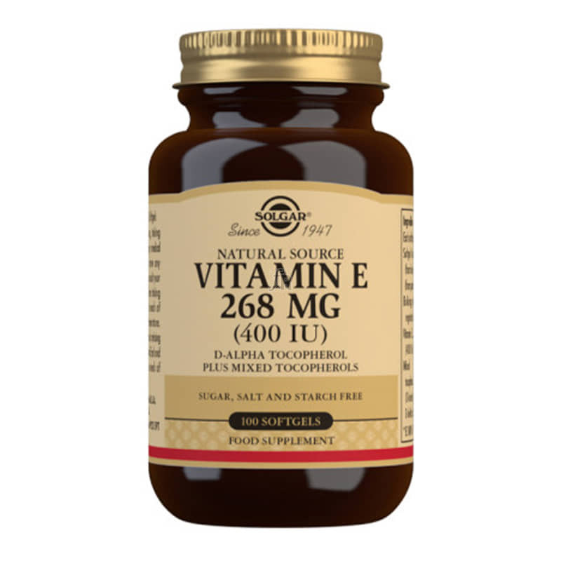 Solgar Vitamina E 400Ui 268Mg. Aceite 100 Perlas