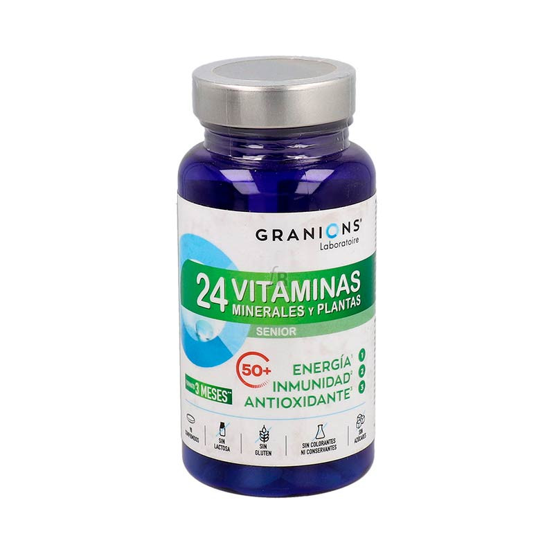 Granions 24 Vitaminas Minerales Y Plantas 90 Comprimidos