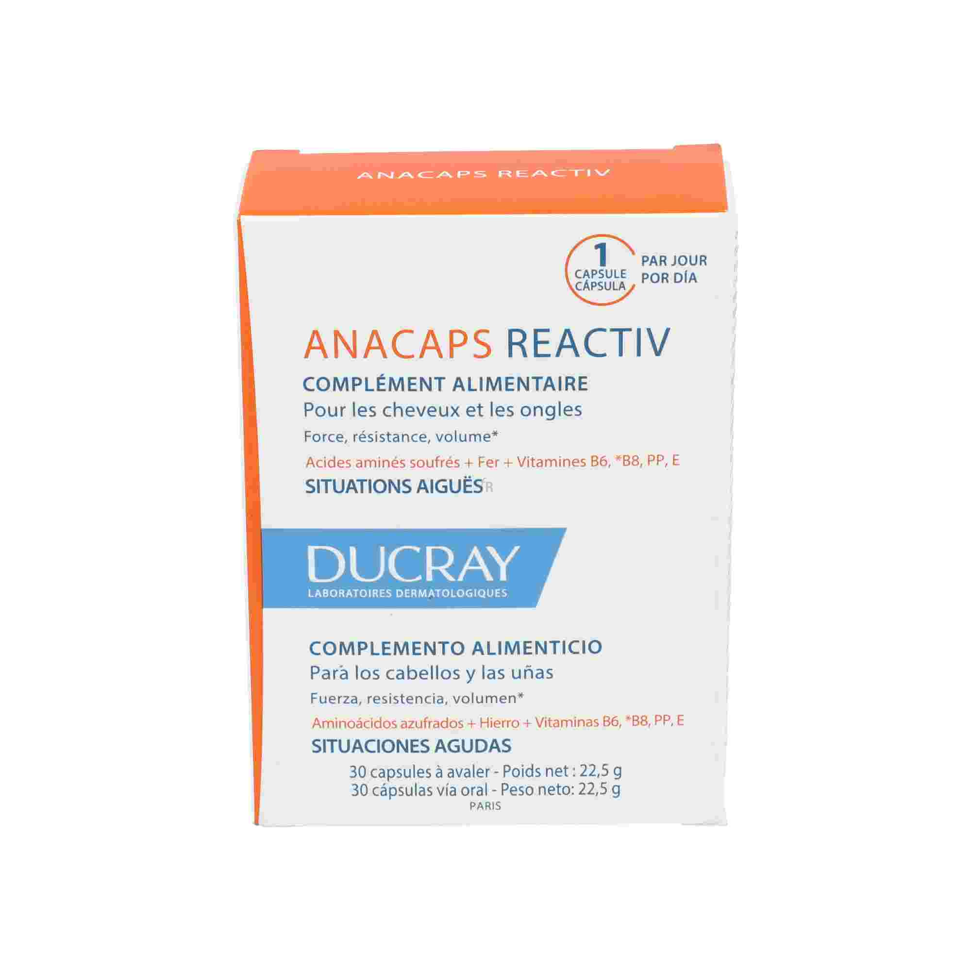 Anacaps Ducray 30 Cápsulas