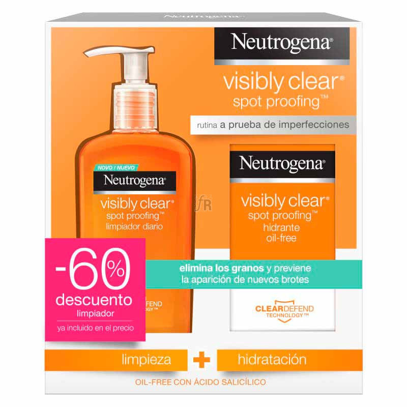 Neutrogena Spot Control Acné Pack Hidratant+ Limpiador