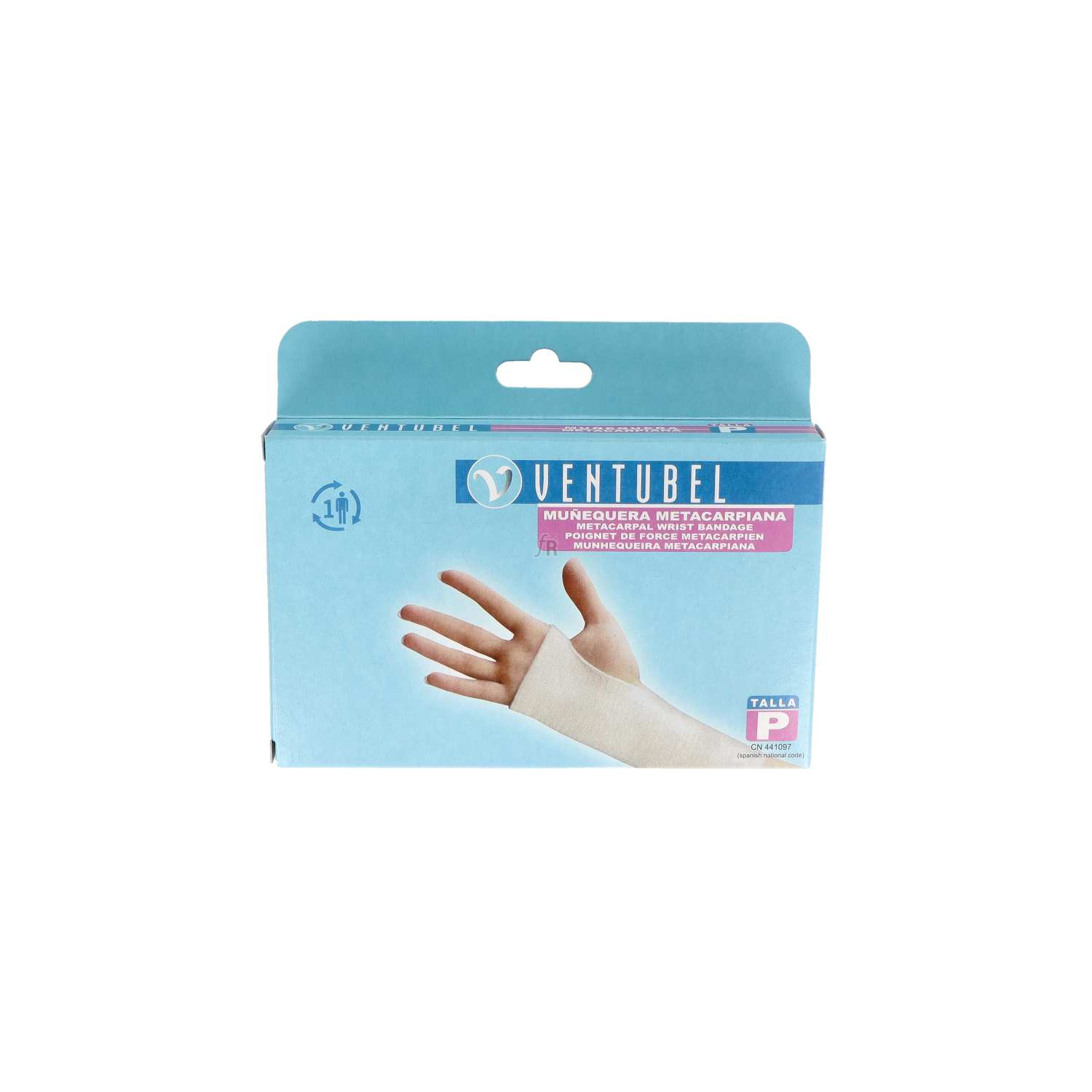 Muñequera Metacarpiana Ventubel Talla 1