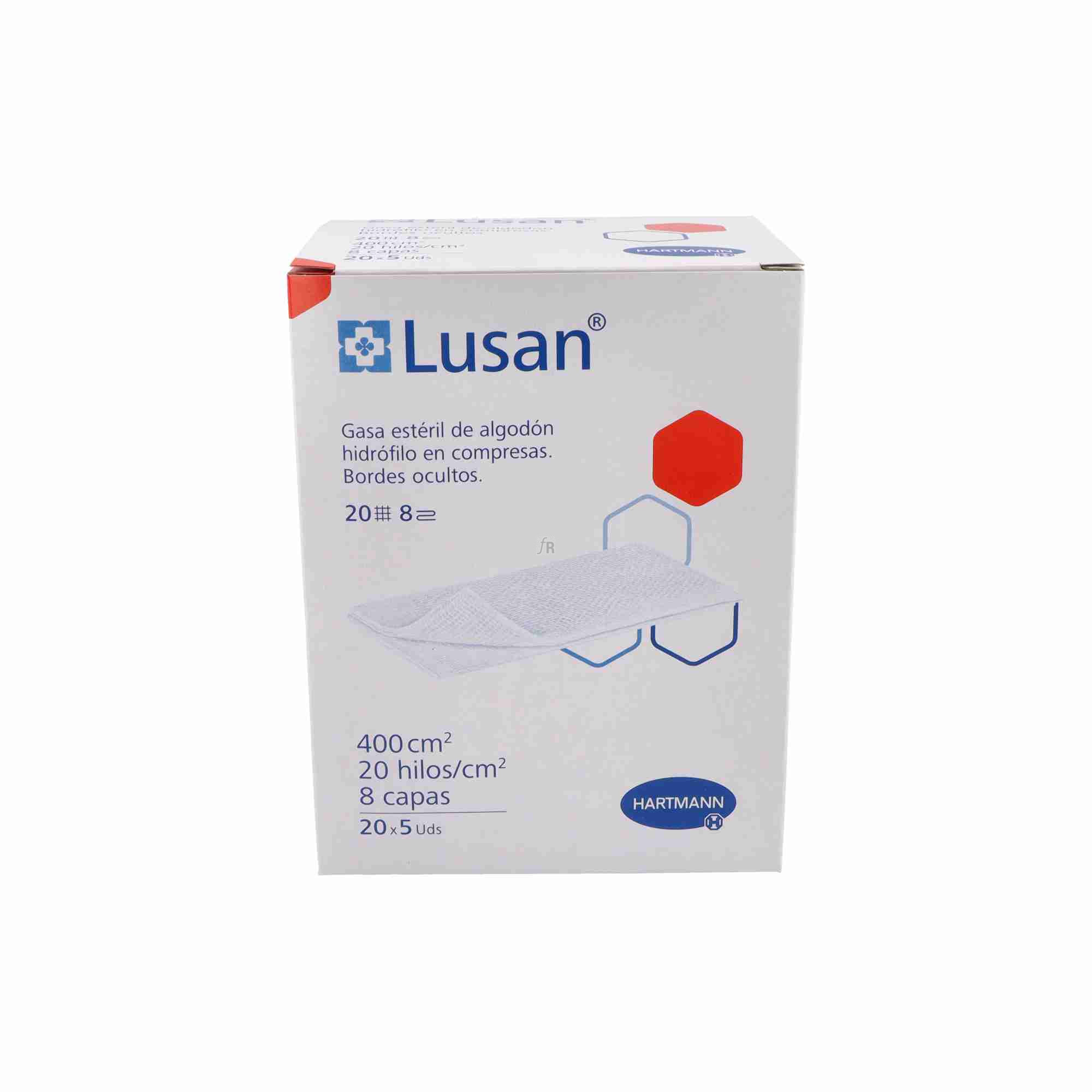 Gasa Esteril Algodon Hidrofilo Compresas Lusan 1