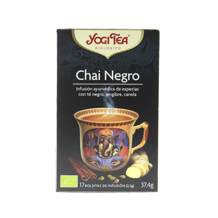 Yogi Tea Chai Negro Bio Infusión 17 Bolsitas