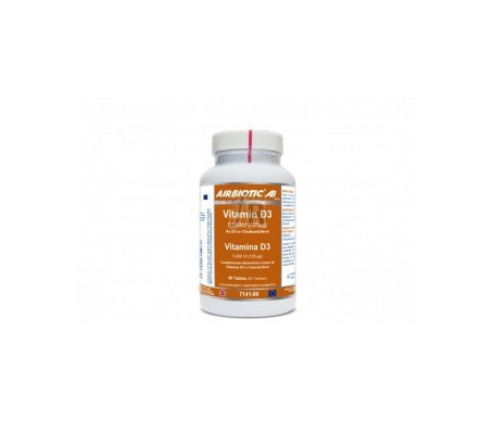Airbiotic Ab Vitamin D3 5.000 Ui 90 Tabletas - Farmacia Ribera