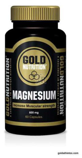 Magnesio 600Mg. 60 Cap.  - Gold Nutrition