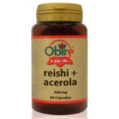 Reishi + Acerola 400Mg 90 Cápsulas Obire