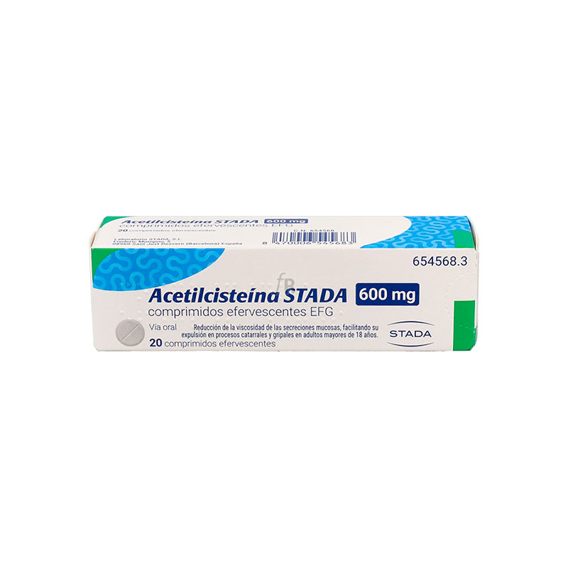 Acetilcisteina Stada 600 Mg Comprimidos Efervescentes Efg