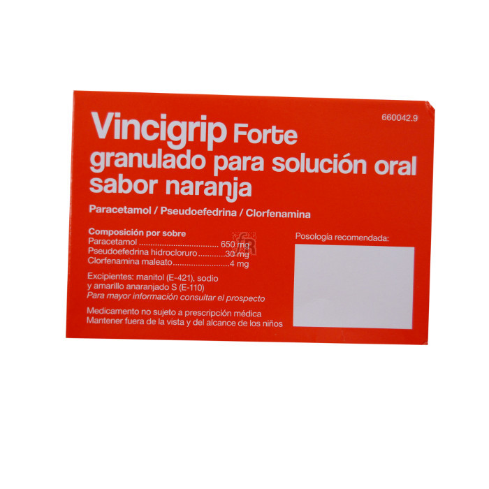 Vincigrip Forte (10 Sobres Granulado Naranja) - Salvat