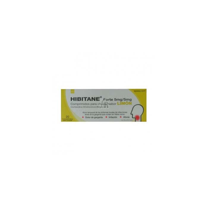 Hibitane Forte (20 Comprimidos Para Chupar Limon) - Omega Pharma