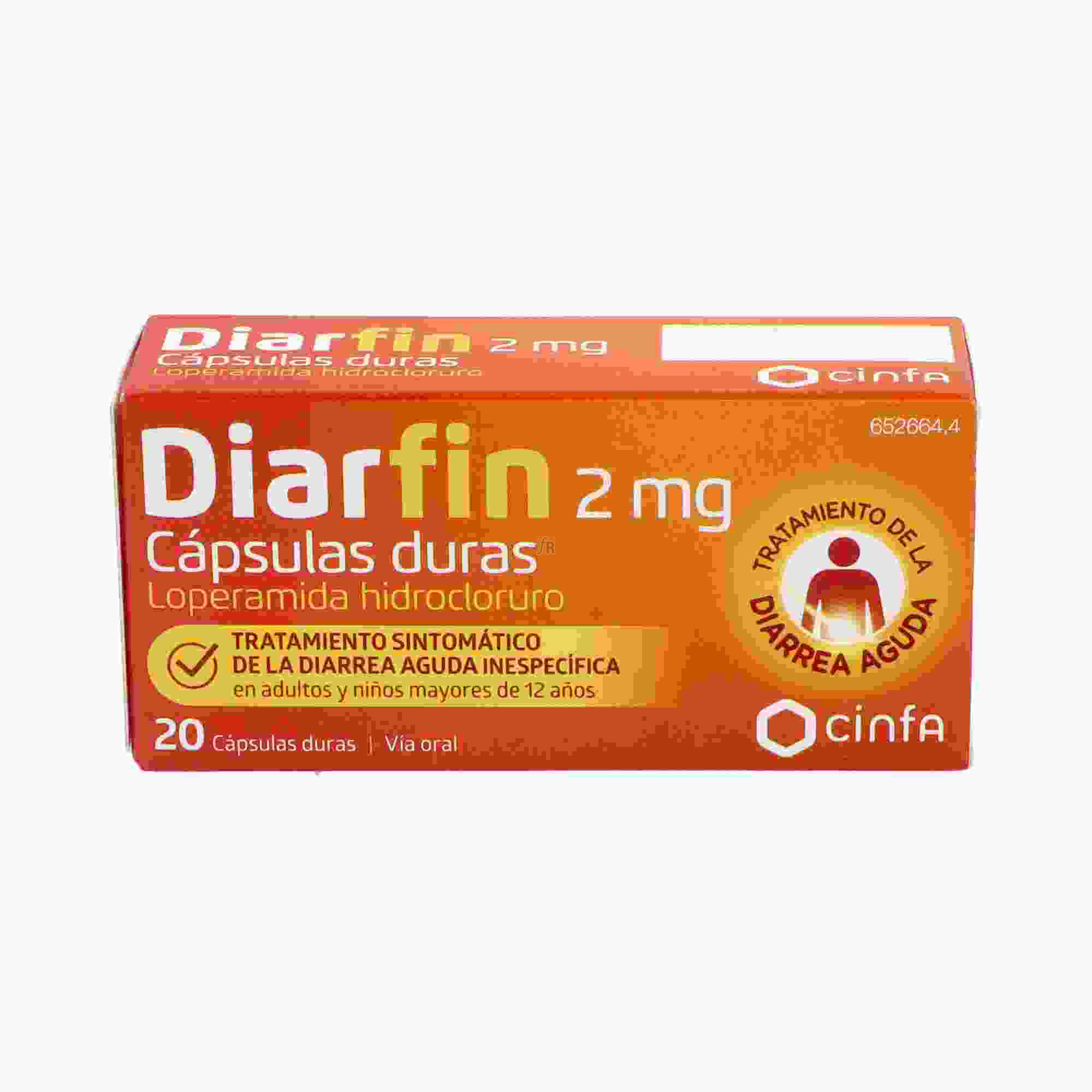 Diarfin (2 Mg 20 Cápsulas)