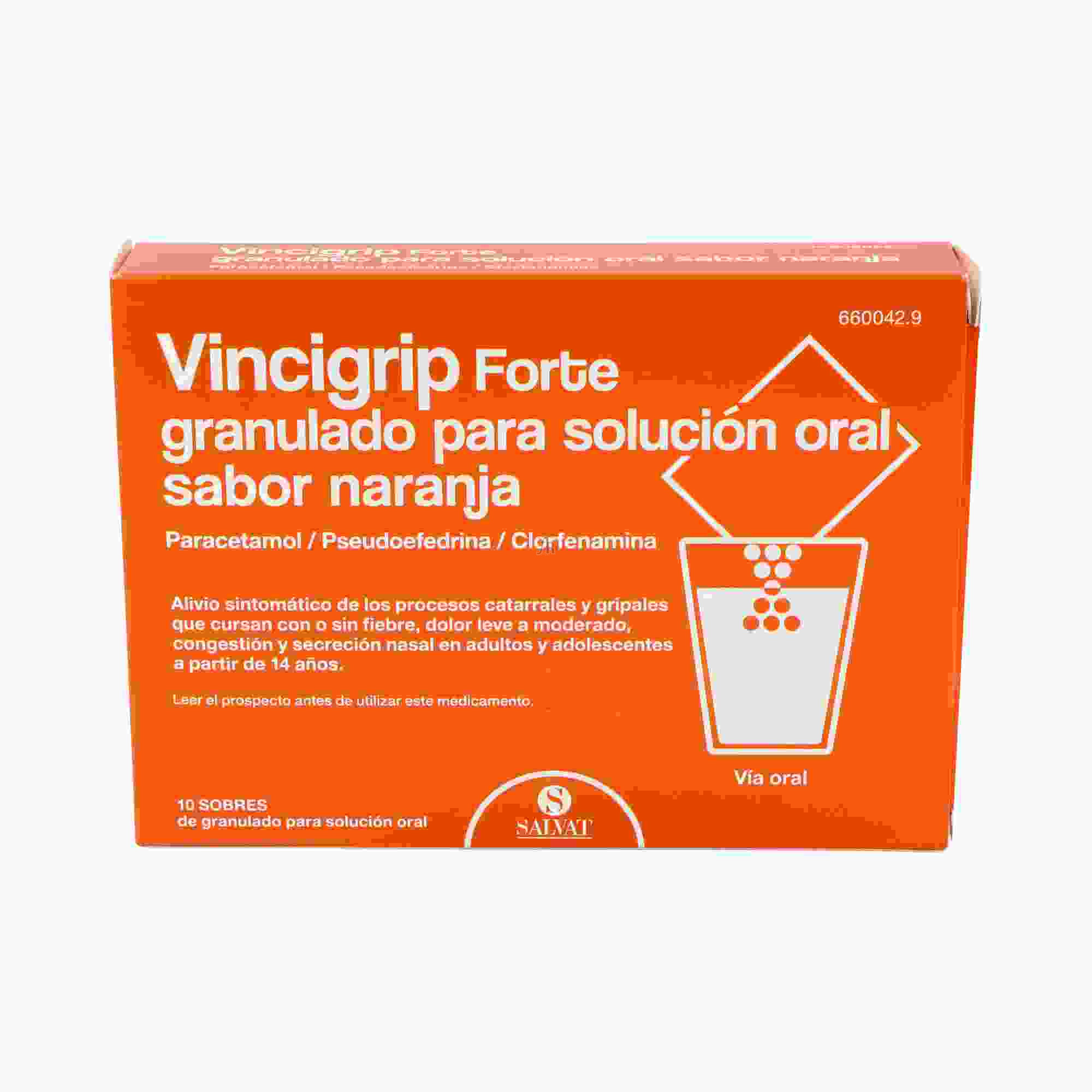 Vincigrip Forte (10 Sobres Granulado Naranja)