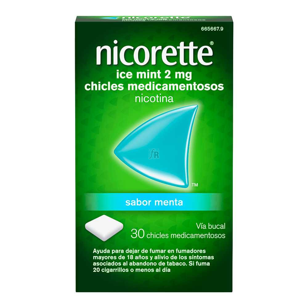 Nicorette Ice Mint (2 Mg 30 Chicles)