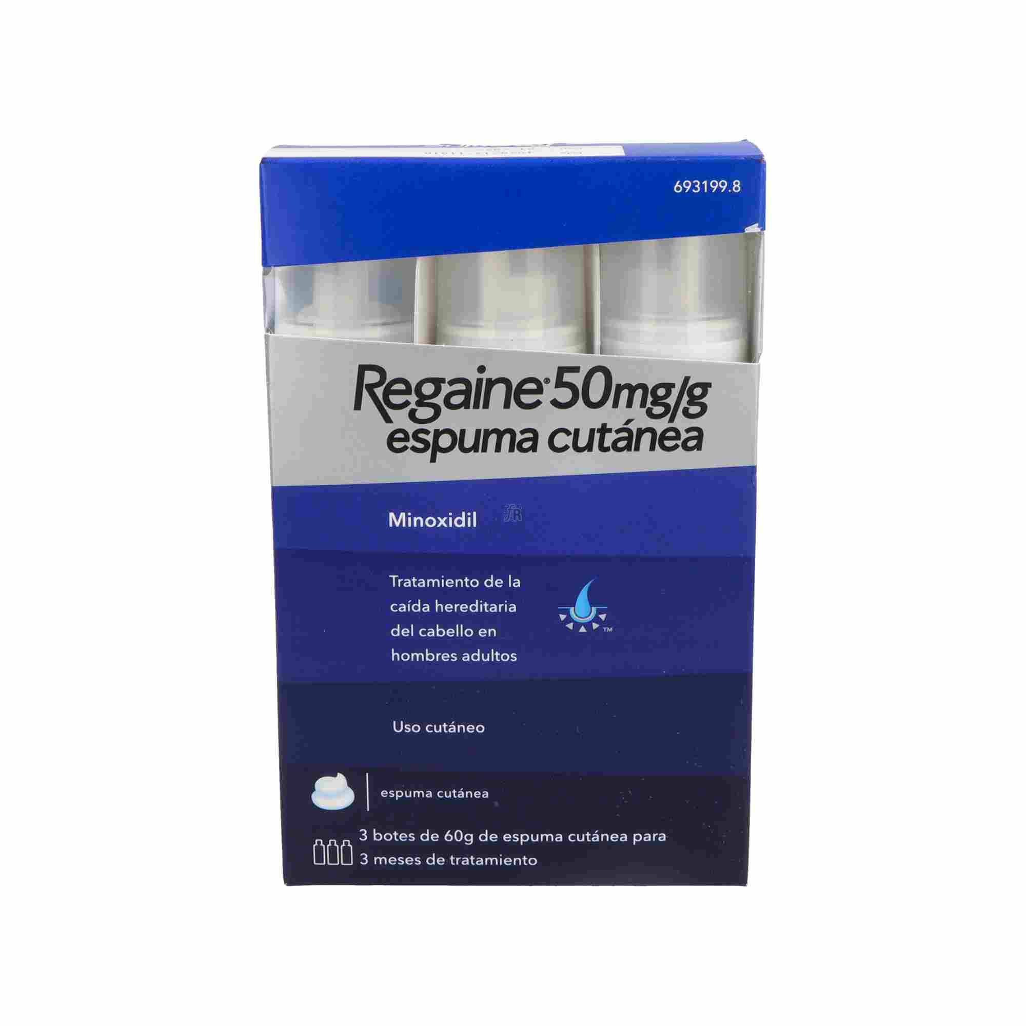 Regaine (50 Mg/G Espuma Cutanea 3 Aerosoles 60 G)
