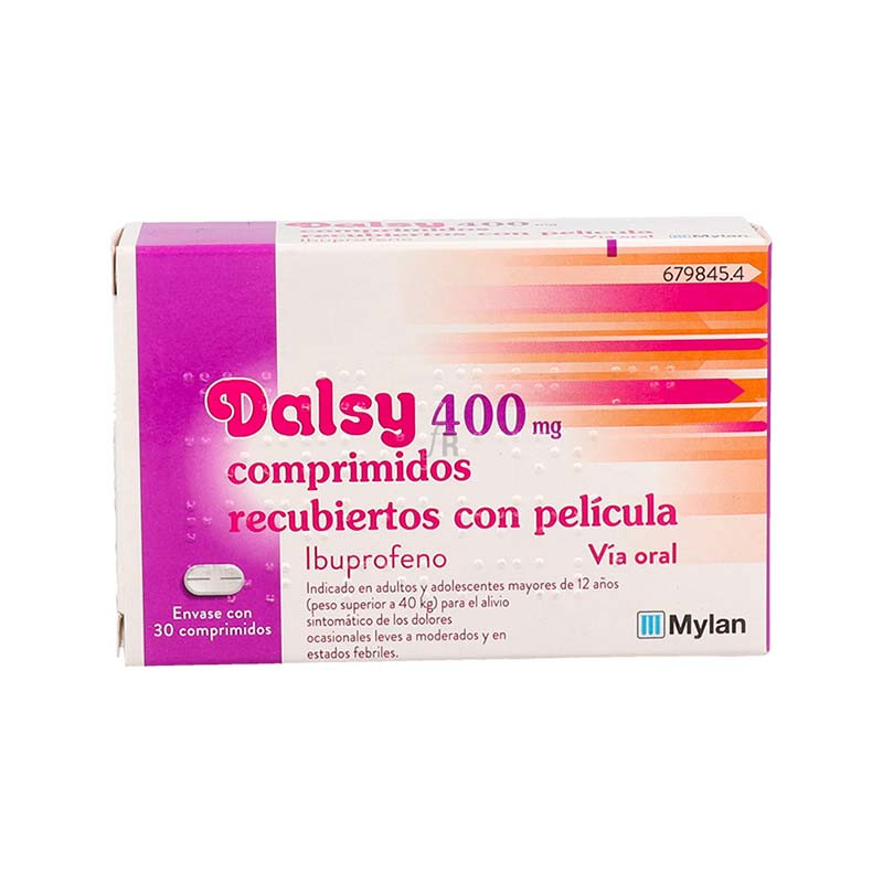 Dalsydol 400 Mg Comprimidos Recubiertos Con Pelicula