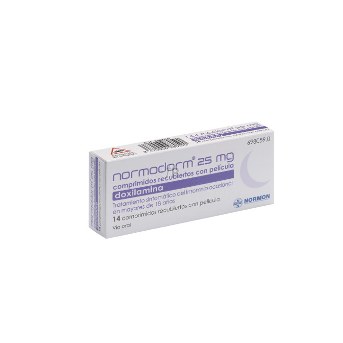 Normodorm (25 Mg 14 Comprimidos Recubiertos) - Normon