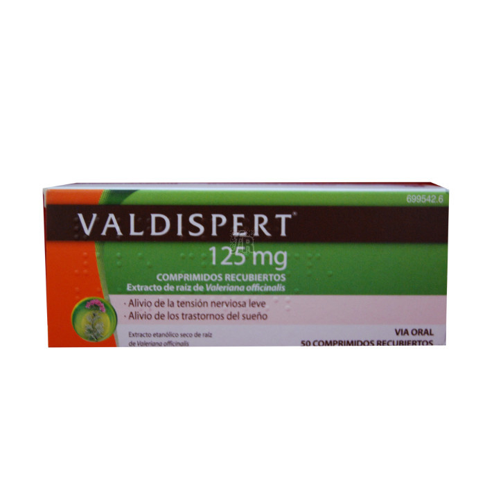 Valdispert (125 Mg 50 Comprimidos Recubiertos) - Vemedia Pharma Hispania