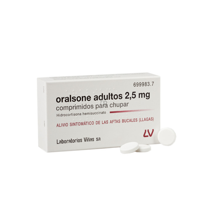 Oralsone Adultos (2.5 Mg 12 Comprimidos Para Chupar) - Laboratorios Viñas