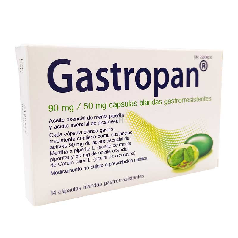 Gastropan 90 Mg/50 Mg 14 Capsulas Blandas Gastrorresistentes