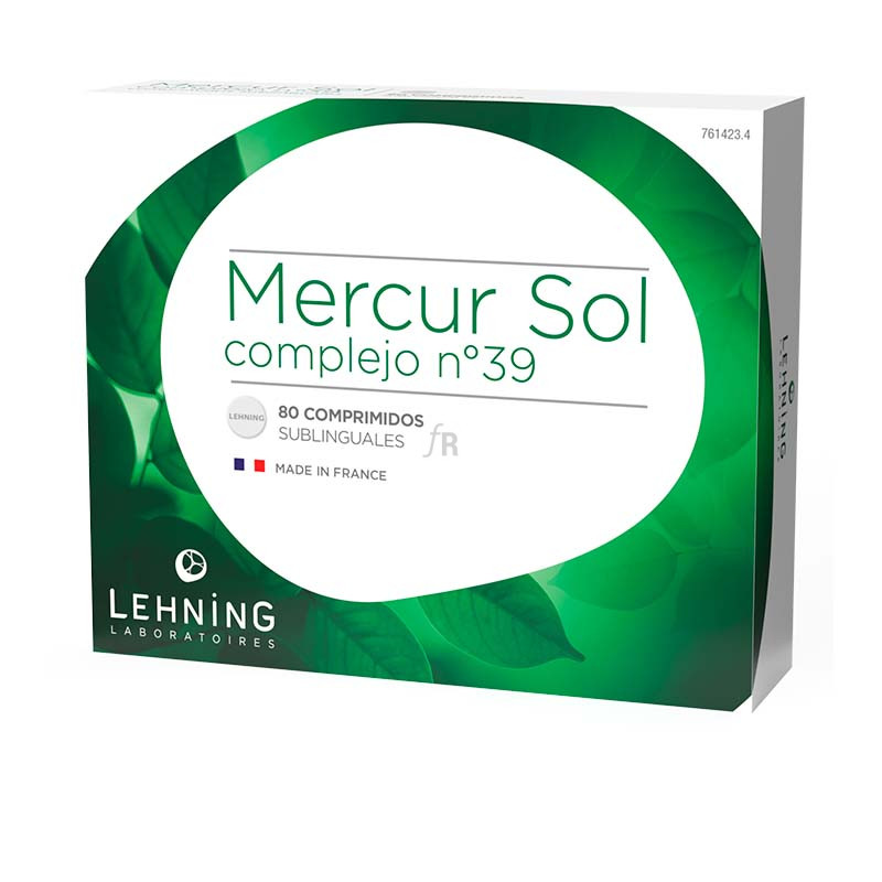 Mercur Sol Complejo N39 80 Comprimidos Lehning