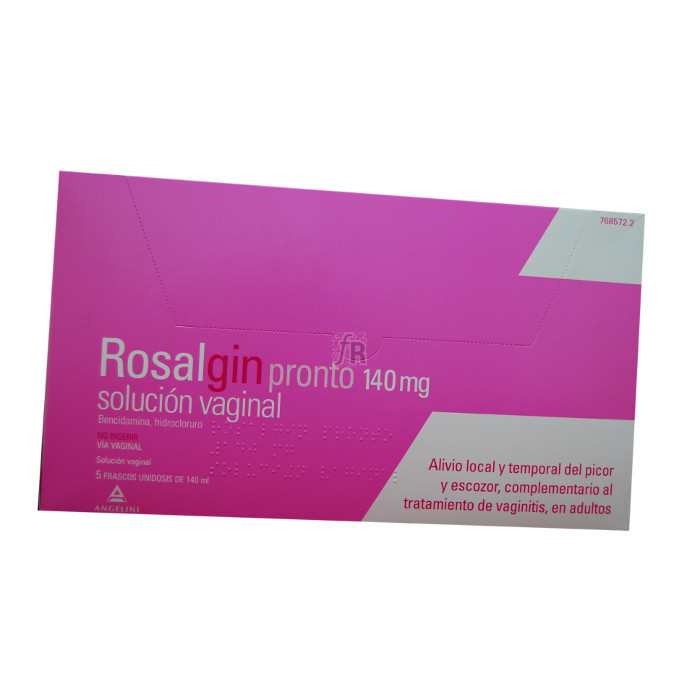 Rosalgin Pronto (140 Mg Solucion Vaginal 5 Unidosis 140 Ml) - Angelini