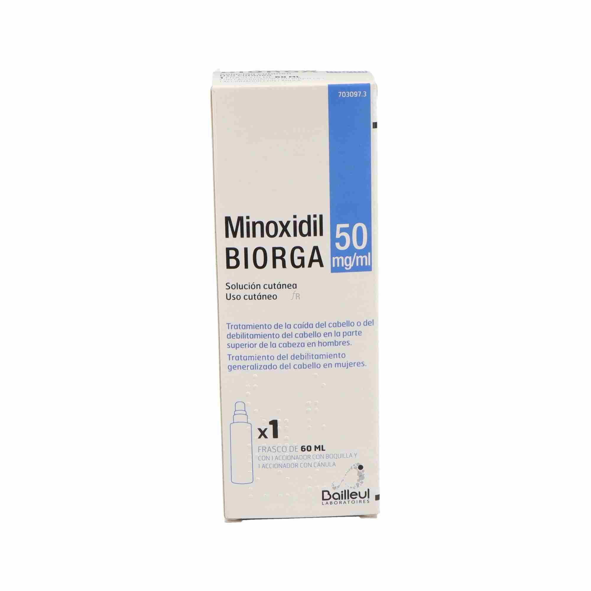 Minoxidil Biorga 50 Mg/Ml Solucion Cutanea
