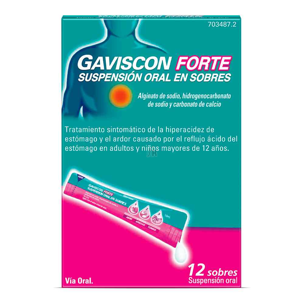 Gaviscon Forte (12 Sobres Suspension Oral 10 Ml)